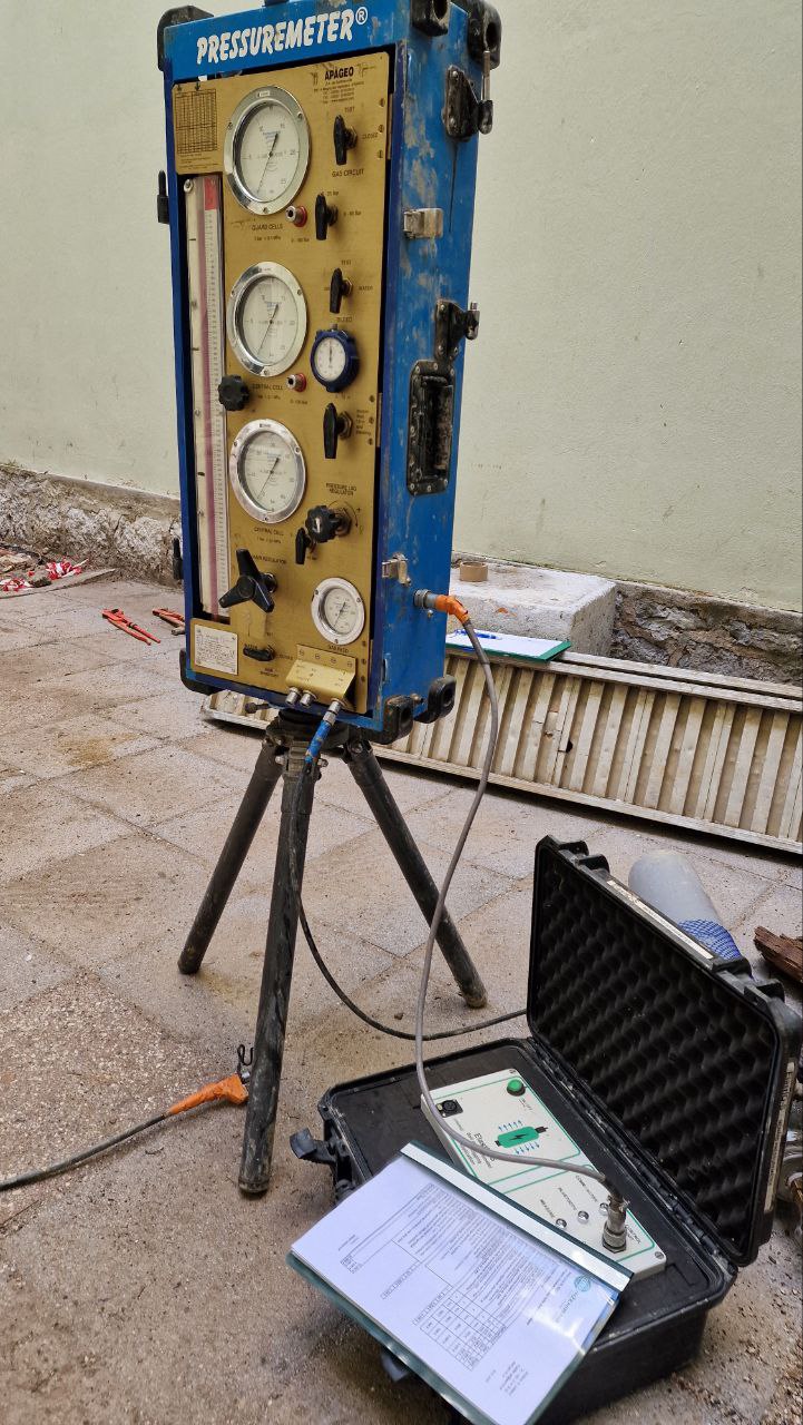 Meritve s presiometrom