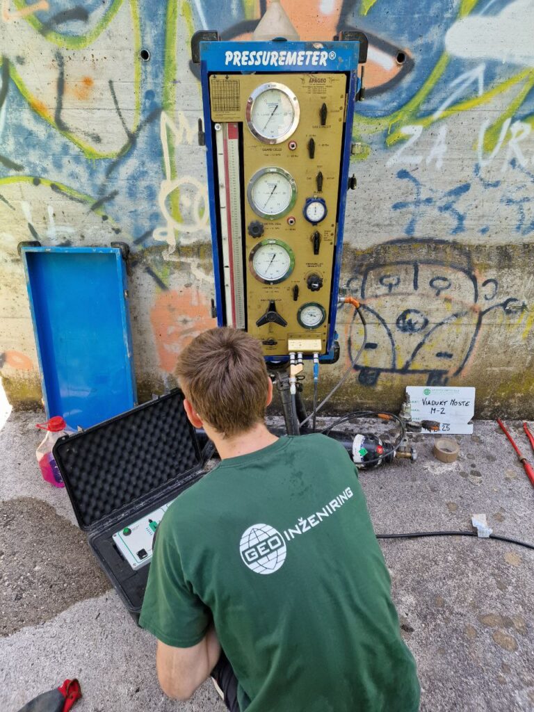 Meritve s presiometrom